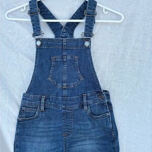 Urban ,Star Girls Stretch Denim Overalls Jean shorts size 10